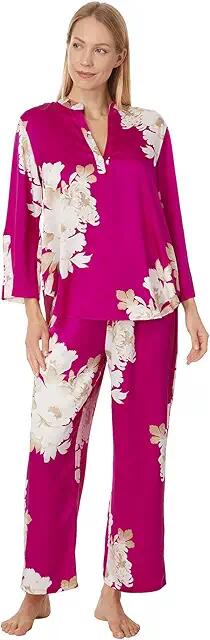 N by Natori Arya Pajama Set (Fuchsia) Women's Pajama Sets Cover