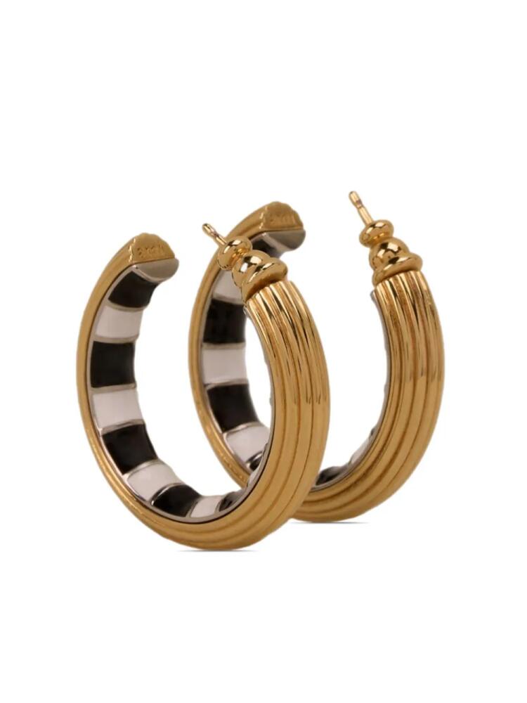 AMI Paris Lineami hoop earrings - Gold Cover