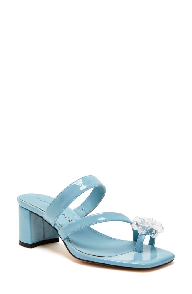 Katy Perry The Tooliped Flower Sandal in Tranquil Blue Cover