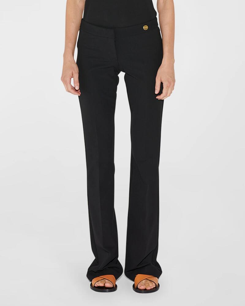 CALLAS Milano Jules Low-Rise Stretch Flare Pants Cover