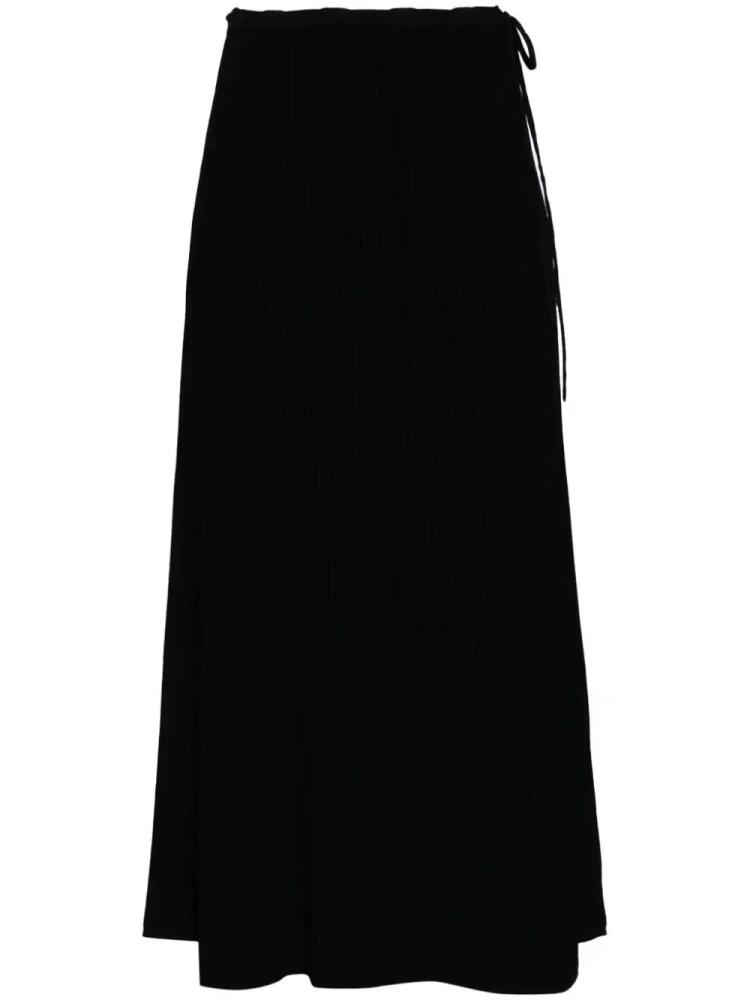 Roberto Collina ribbed midi skirt - Black Cover