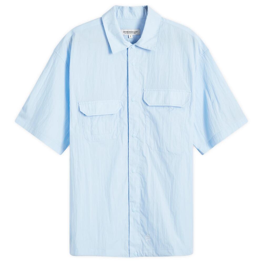 Uniform Bridge Men's AE Uniform Short Sleeve Shirt in Blue Cover