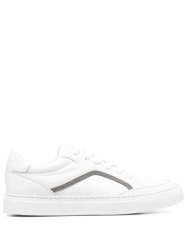 Brunello Cucinelli low-top lace-up sneakers - White Cover