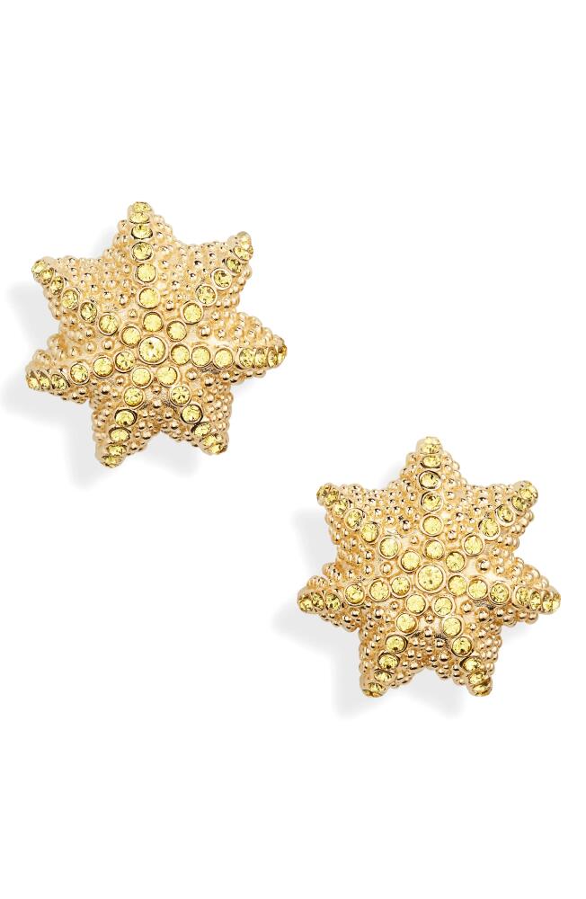 Oscar de la Renta Cactus Ball Stud Earrings in Citrine Cover