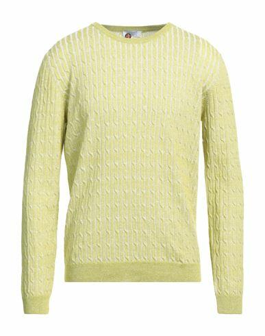 Heritage Man Sweater Light green Cotton, Linen Cover