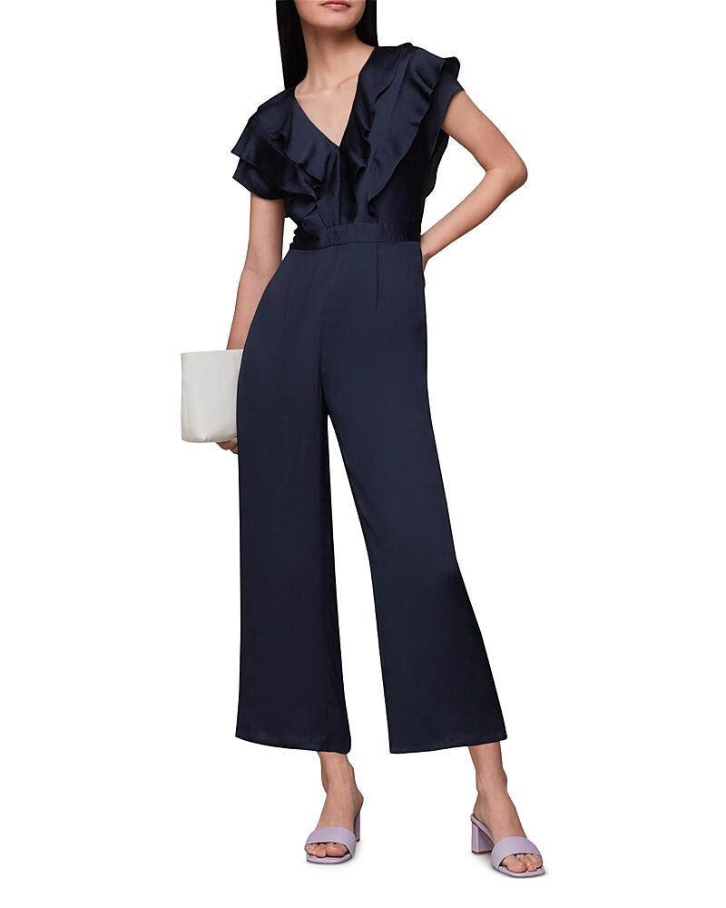 Whistles Adeline Ruffled Jumpsuit Cover