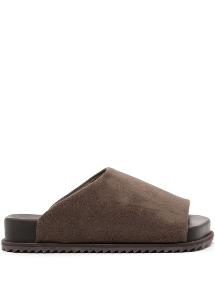 YUME YUME Finn faux-suede slides - Brown Cover