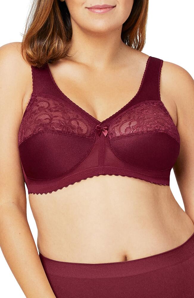 Glamorise MagicLift Original Support Bra in Burgundy Cover