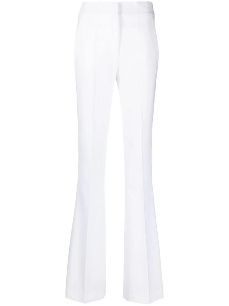 Genny high-waisted flared trousers - White Cover