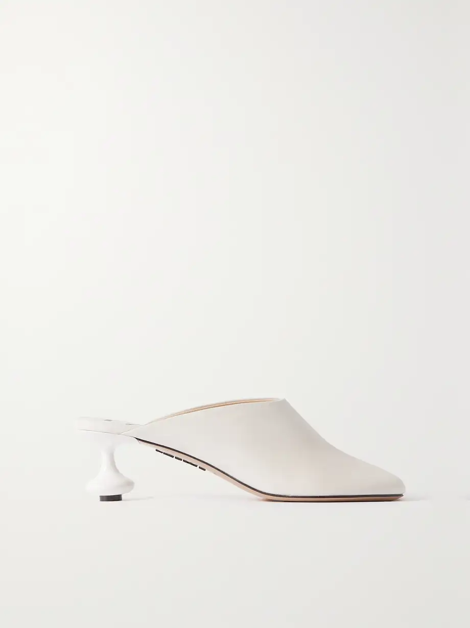 Loewe - Toy Leather Mules - White Cover