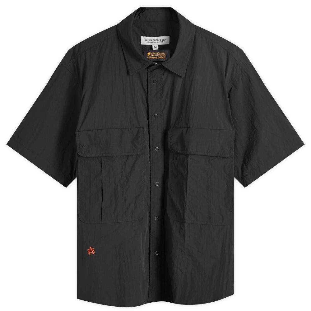 Uniform Bridge Men's AE BDU Short Sleeve Shirt in Black Cover