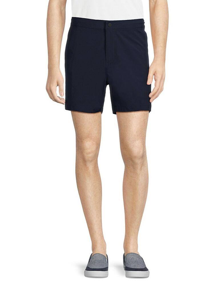 Onia Men's Flat Front Traveler Shorts - Deep Navy Cover