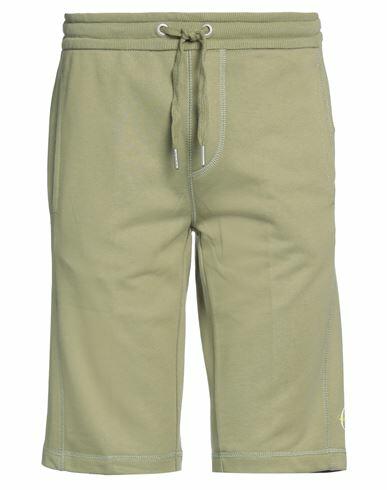 Calvin Klein Jeans Man Shorts & Bermuda Shorts Sage green Cotton, Elastane Cover