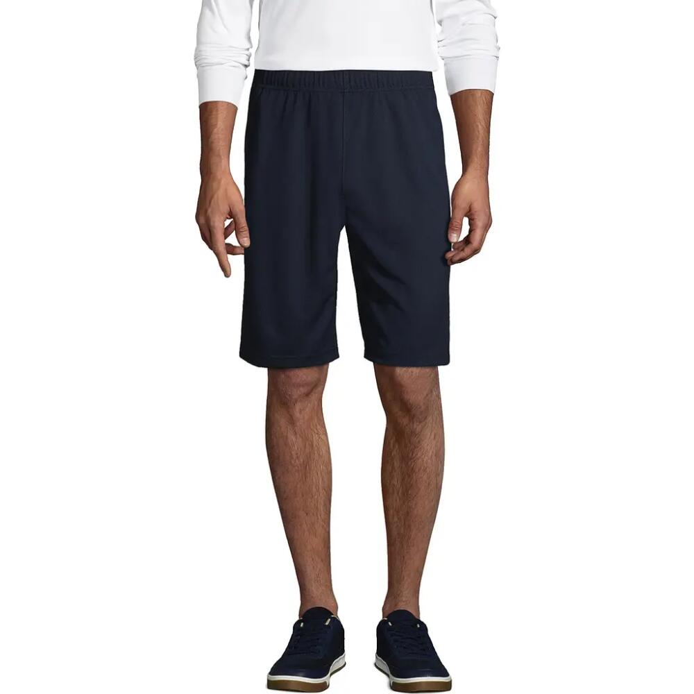 Lands' End School Uniform Mesh Gym Shorts in Classic Navy Cover