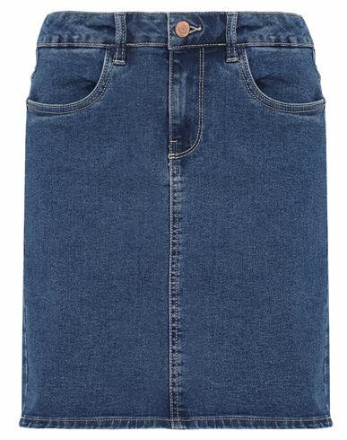 Vero Moda Woman Denim skirt Blue Cotton, Polyester, Recycled cotton, Elastane Cover