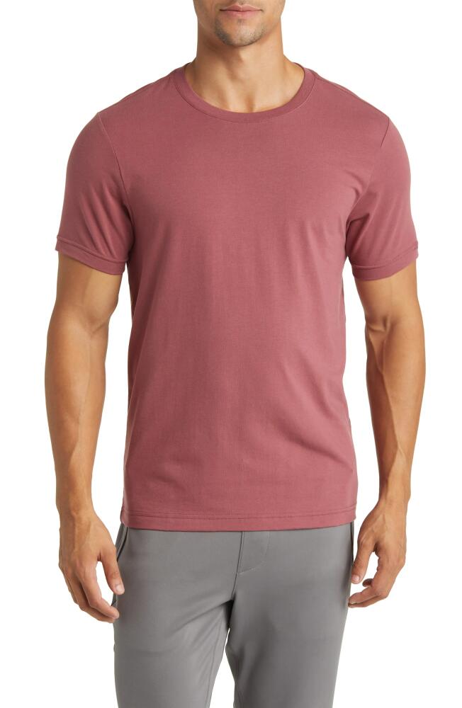 Rhone Element Organic Cotton Blend T-Shirt in Mulberry Cover