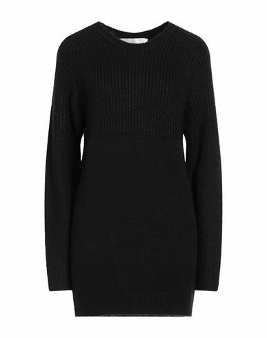 Silvian Heach Woman Sweater Black Acrylic, Nylon Cover