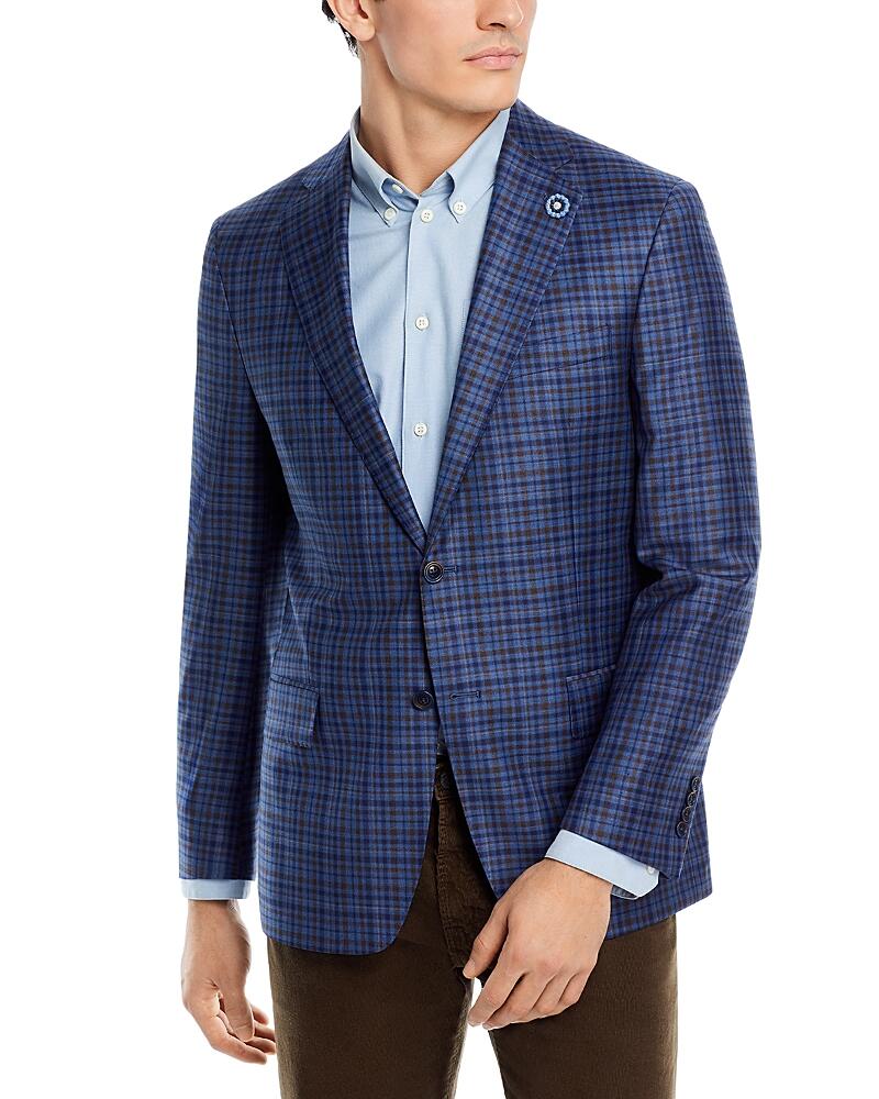 Hart Schaffner Marx New York Plaid Regular Fit Sport Coat Cover