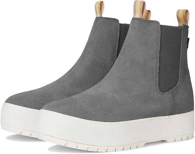 Keds The Platform Chelsea Lug (Grey Suede) Women's Boots Cover