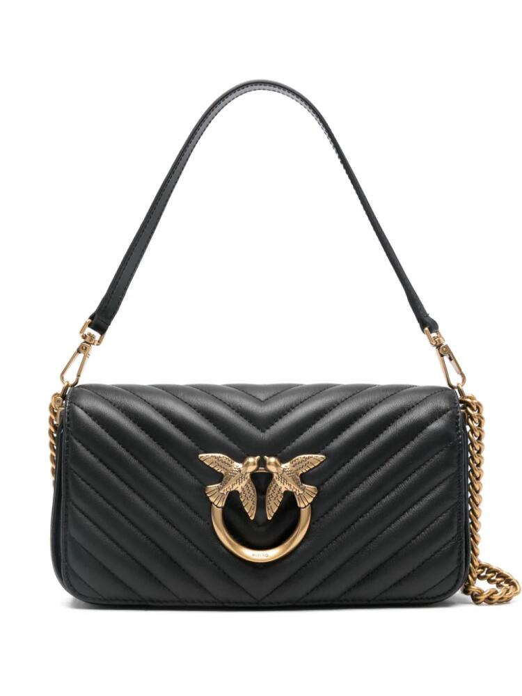 PINKO mini Love Click shoulder bag - Black Cover