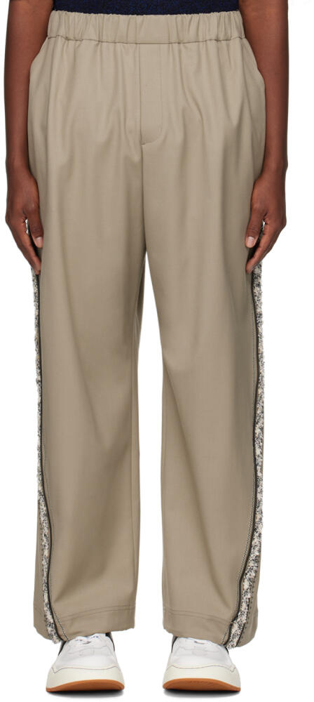 ADER error Khaki Lawn Trousers Cover