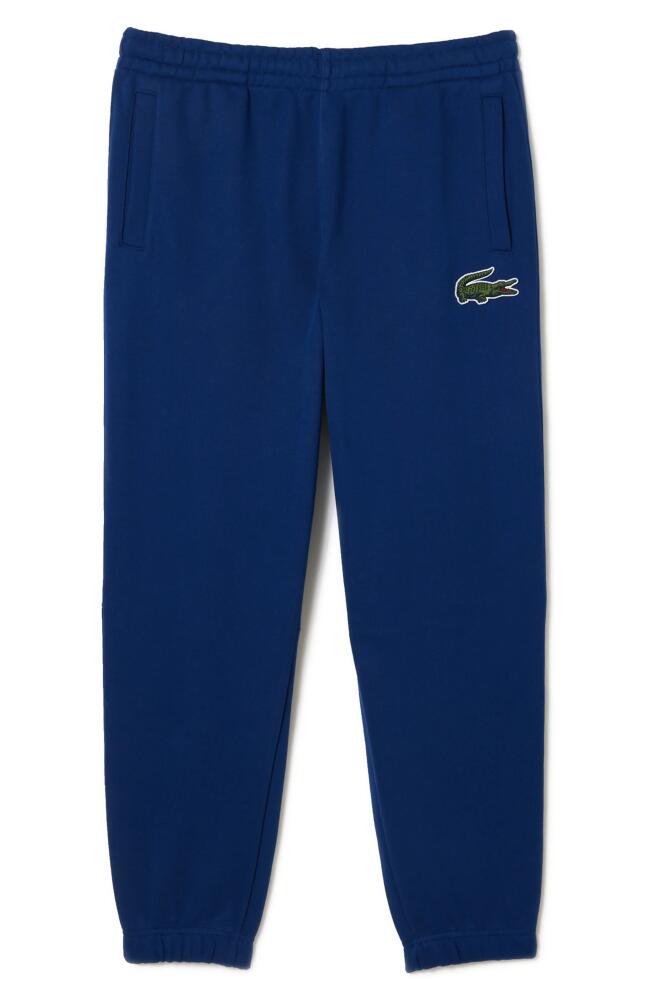 Lacoste Relaxed Fit Sweatpants in F9F Methylene Cover