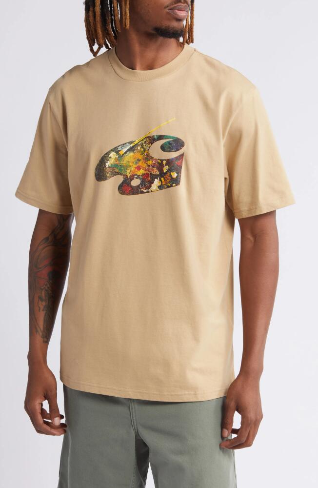 Carhartt Work In Progress Palette Organic Cotton Graphic T-Shirt in Sable Cover