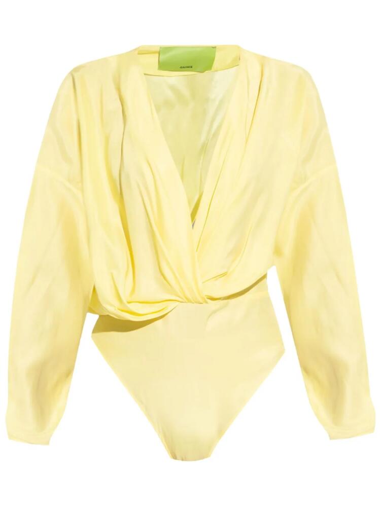 GAUGE81 Nabi silk bodysuit - Yellow Cover