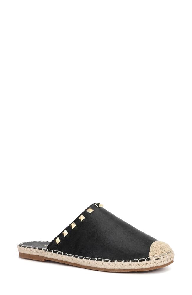 Yosi Samra Paloma Studded Espadrille Mule in Black Cover