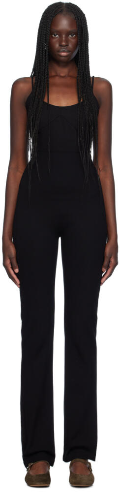 LESET Black Rio Jumpsuit Cover