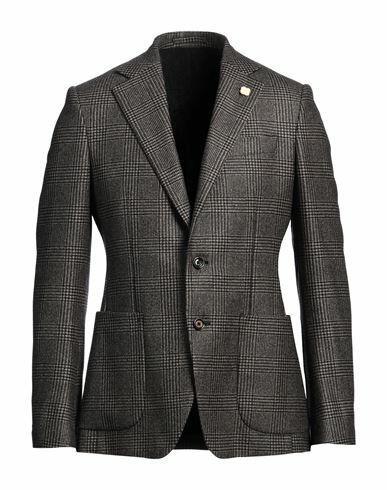 Lardini Man Blazer Camel Wool Cover