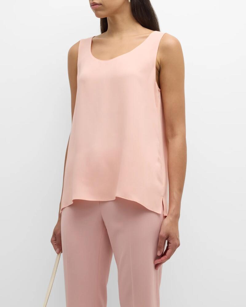 Lafayette 148 New York Finnley Scoop Neck Tank Cover