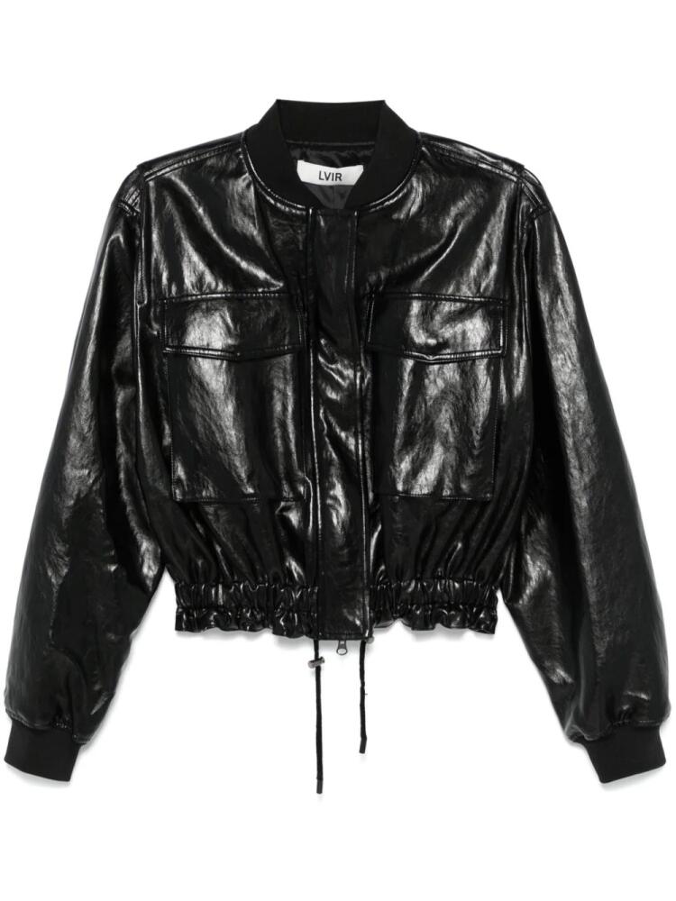 LVIR faux-leather jacket - Black Cover