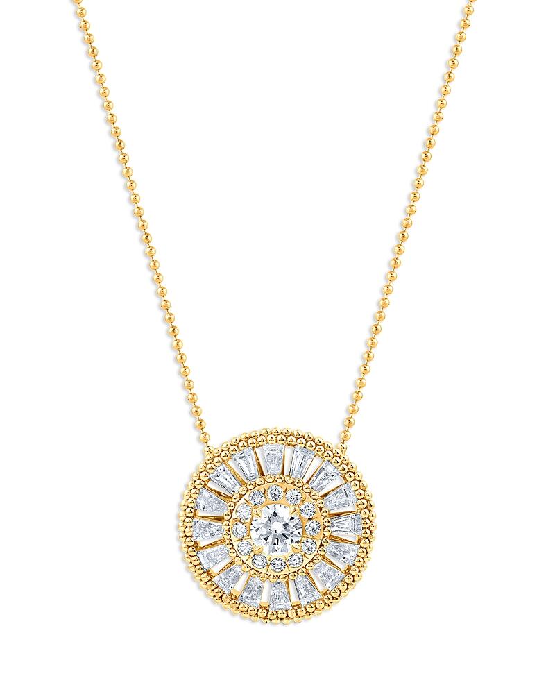 Harakh Diamond Baguette Beaded Pendant Necklace in 18K Yellow Gold, 1.5 ct. t. w., 18 Cover