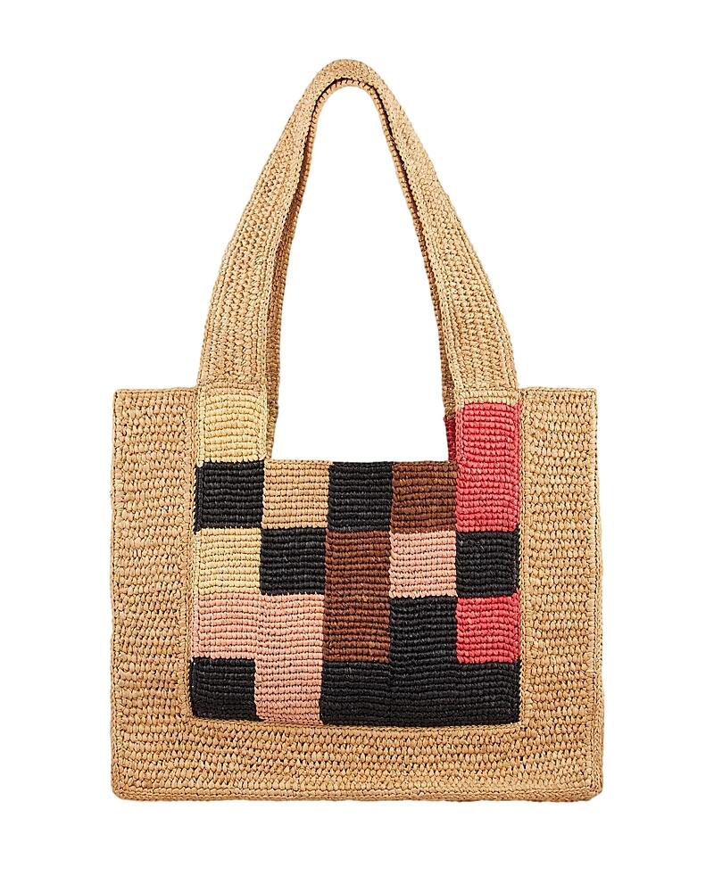 Sandro Flagbag Raffia Tote Cover