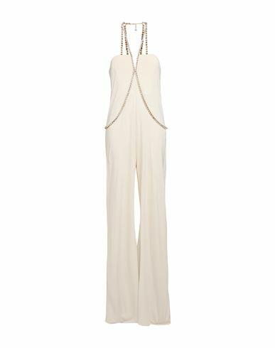 Elisabetta Franchi Woman Jumpsuit Ivory Viscose, Polyamide, Elastane Cover