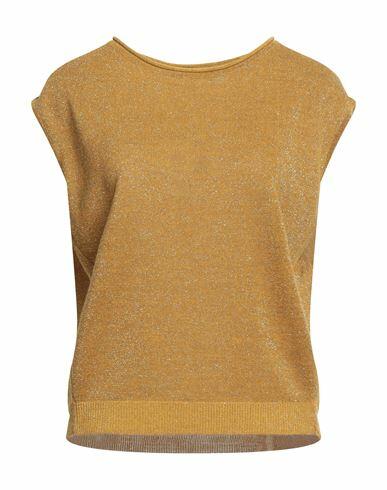 Essentiel Antwerp Woman Sweater Ocher Polyester, Acrylic, Wool Cover