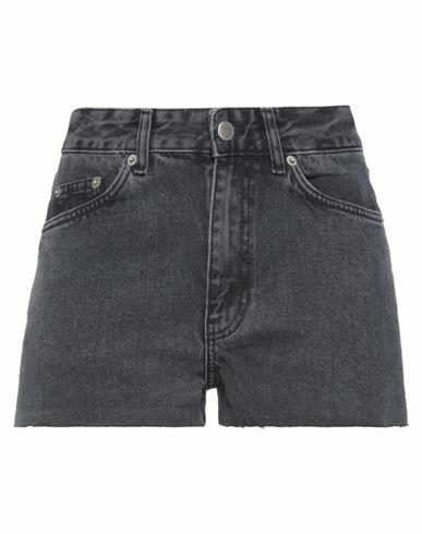 Dr. Denim Woman Denim shorts Steel grey Cotton Cover