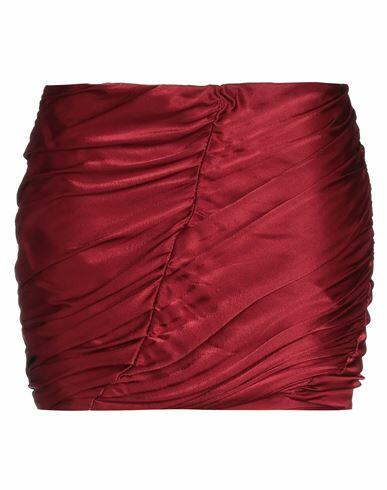 Vicolo Woman Mini skirt Brick red Viscose Cover