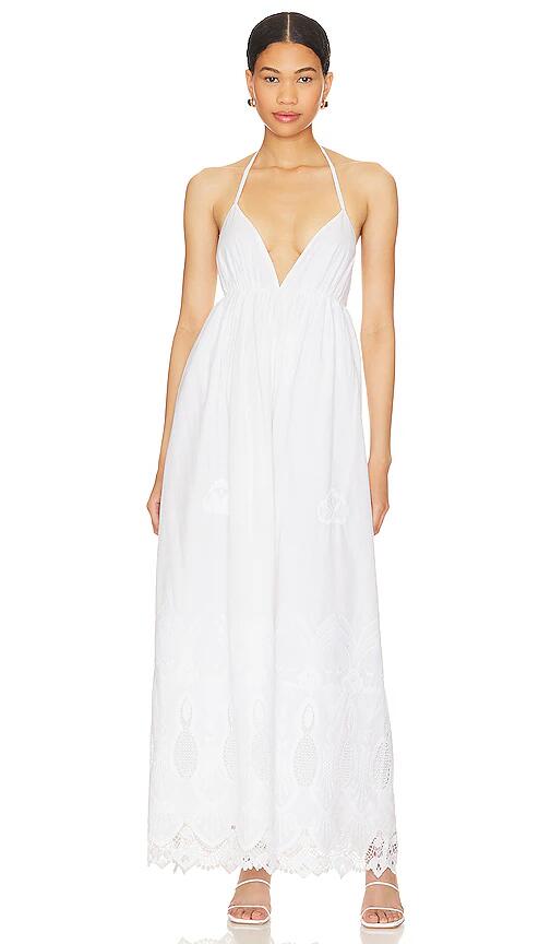 Tularosa August Maxi Dress in White Cover