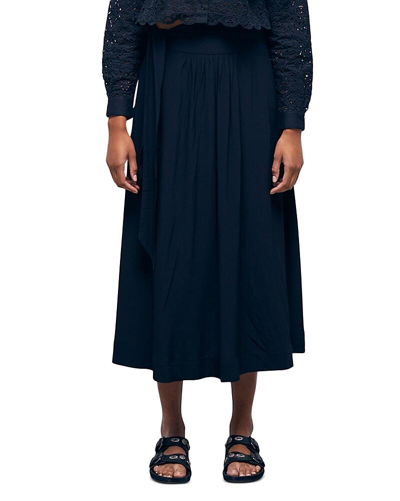 The Kooples Ruched Midi Skirt Cover