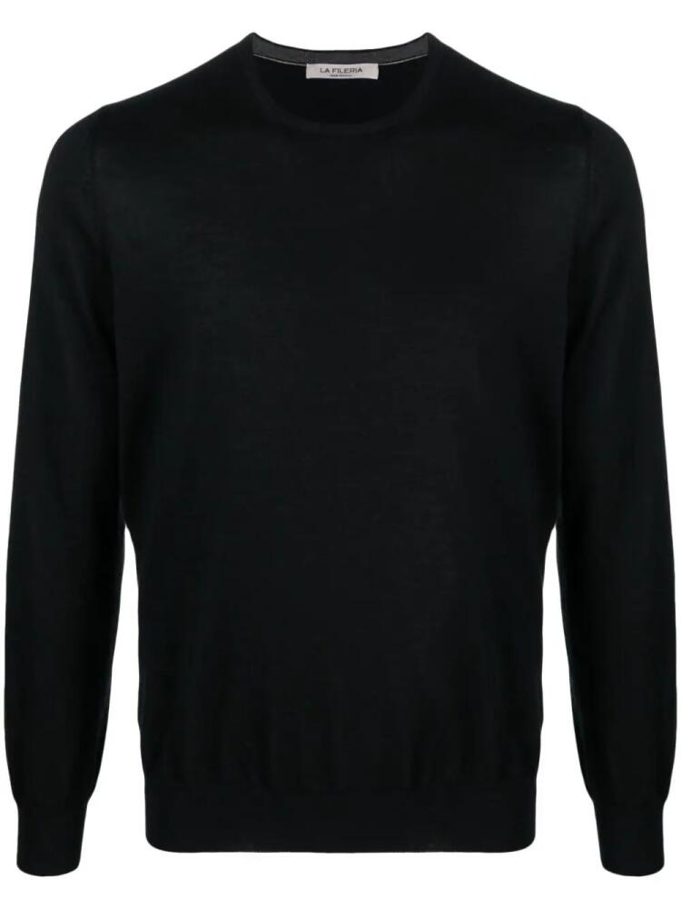 Fileria crew-neck cashmere-blend jumper - Black Cover