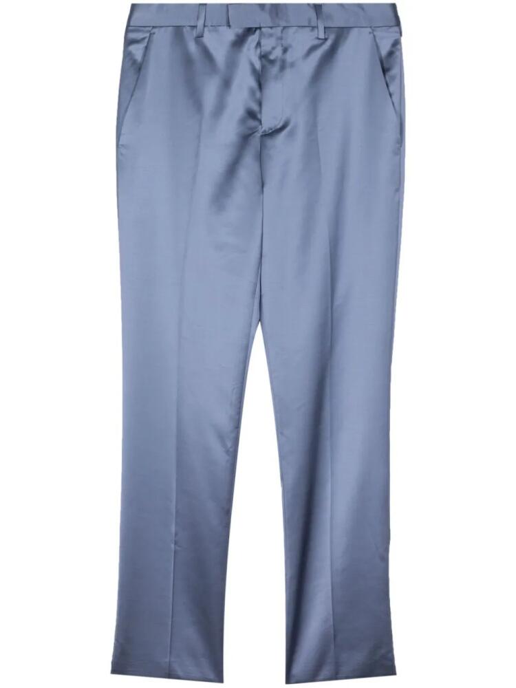 Paul Smith tailored satin trousers - Blue Cover