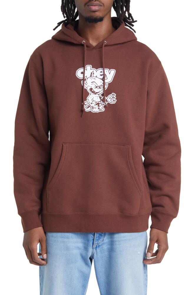 Obey Demon Graphic Hoodie in Sepia Cover