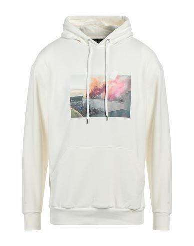 Throwback. Man Sweatshirt Ivory Cotton Cover