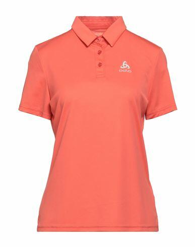 Odlo Woman Polo shirt Orange Polyester Cover