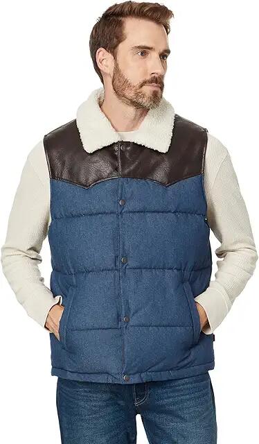 Levi's(r) Out West Vest (Denim) Men's Jacket Cover