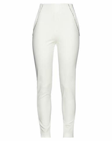 Aniye By Woman Pants White Polyester, Elastane Cover