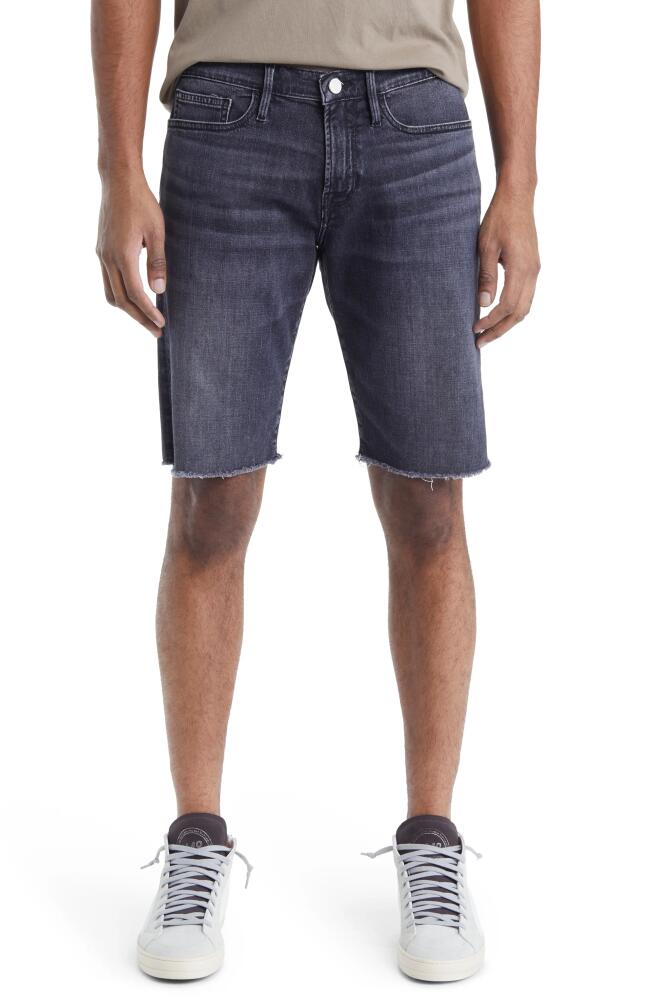 FRAME L'Homme Cutoff Denim Shorts in Grasmere Cover