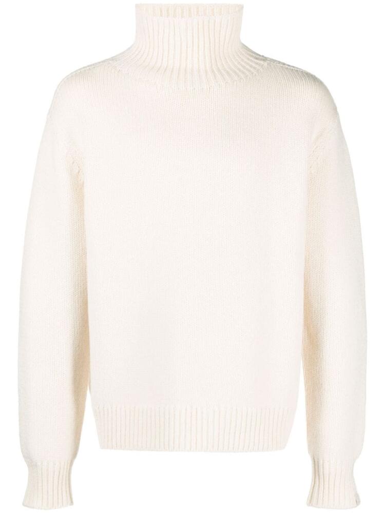 rag & bone Baron high-neck wool jumper - Neutrals Cover